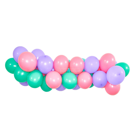 Winter Green & Rose Balloon Garland Kit