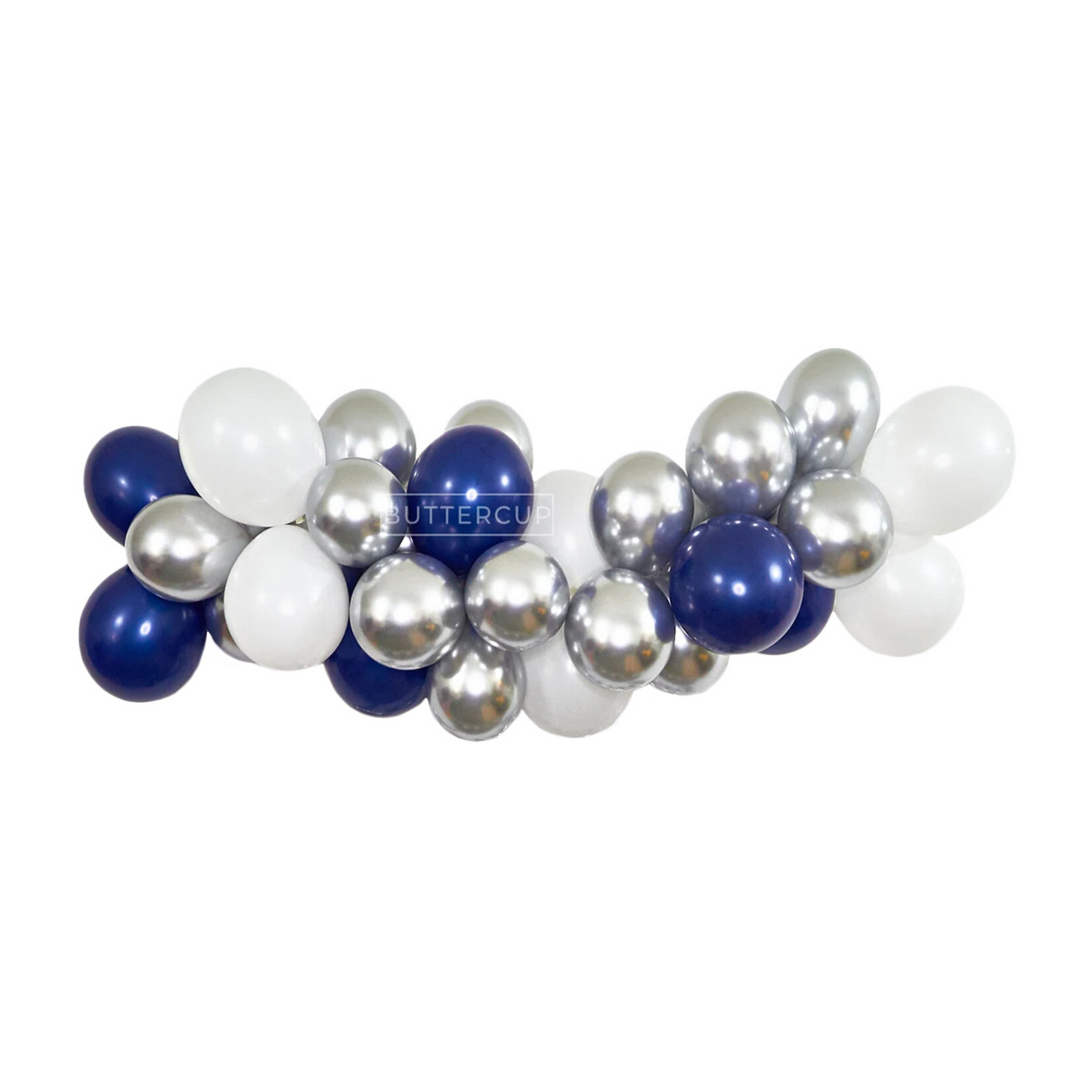 Blue & White Balloon Garland Kit