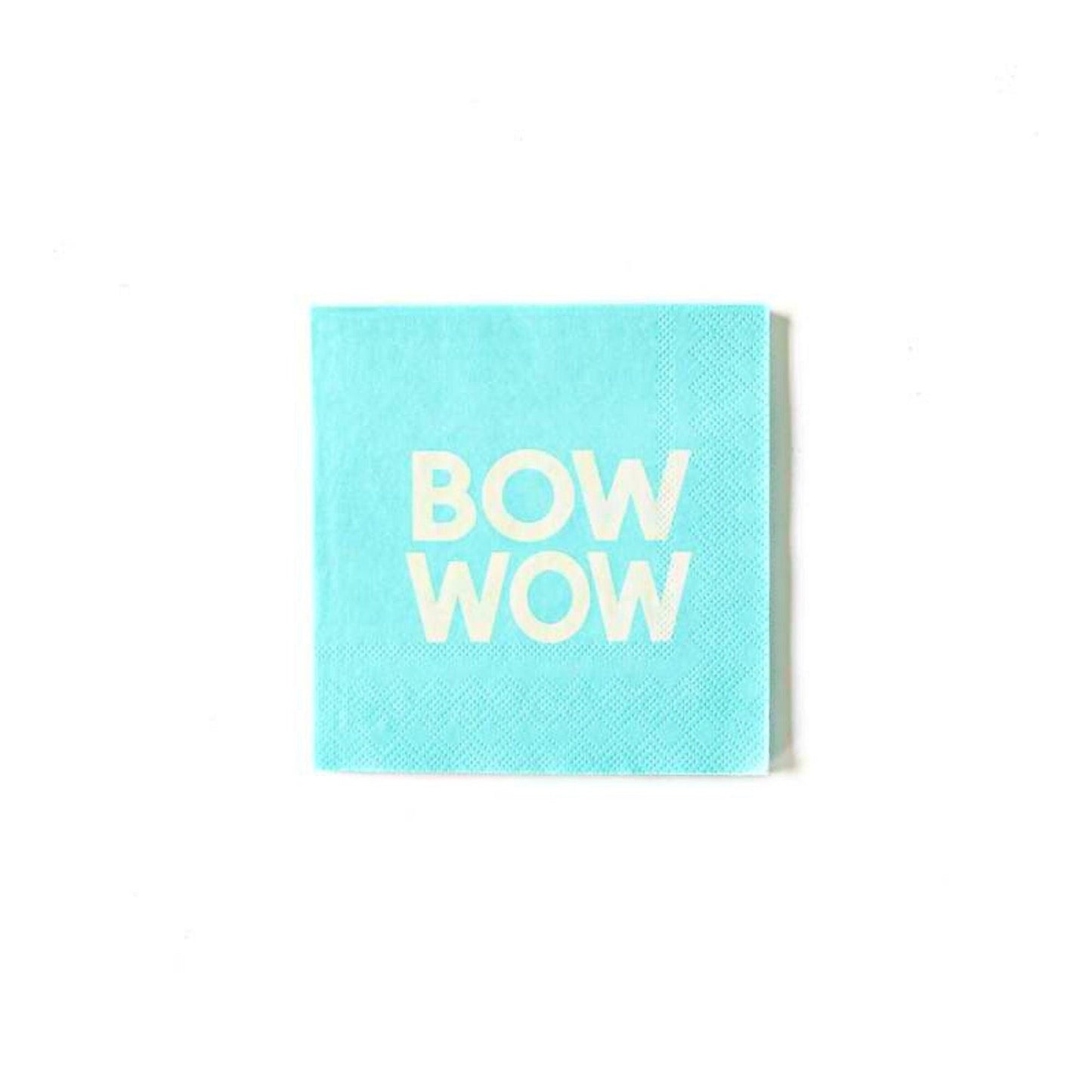 Pack of 25 Bow Wow Puppy Party Dessert Napkins