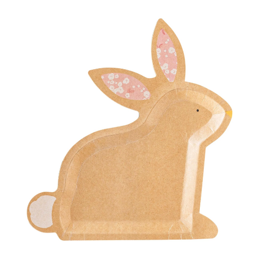 Bunny Shaped Paper Plates