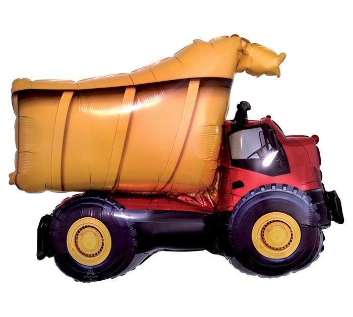 Dump Truck Foil Balloon
