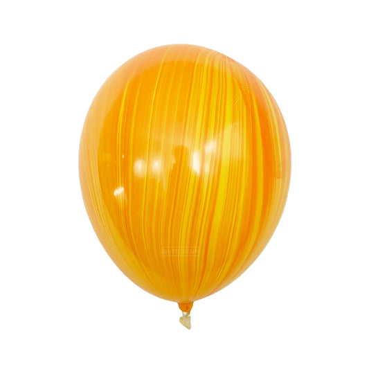 11" Yellow Marble Latex Balloons