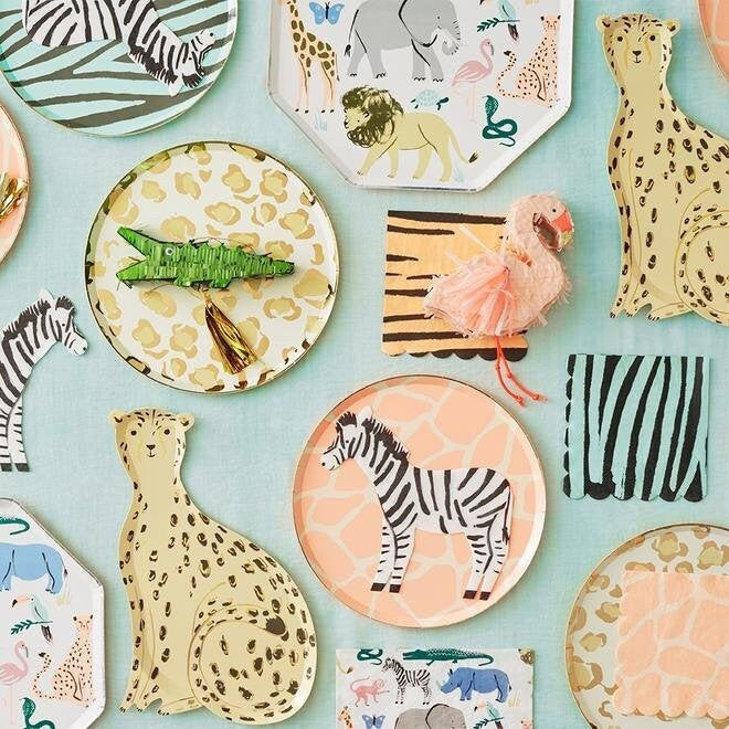 Pack of 20 Safari Party Zebra Paper Napkins