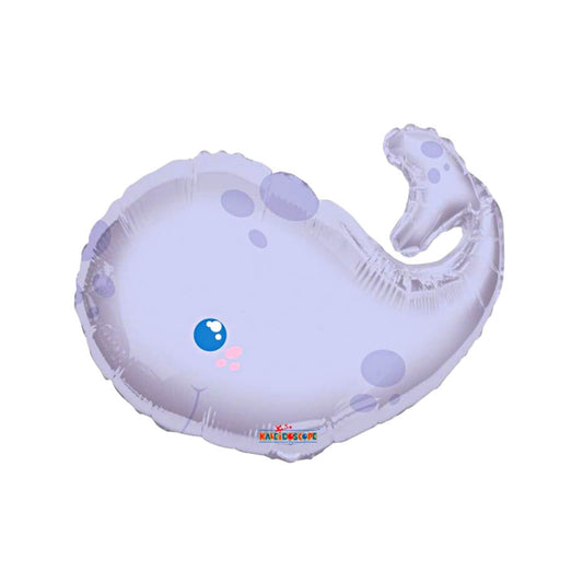 Purple Foil Whale Balloon