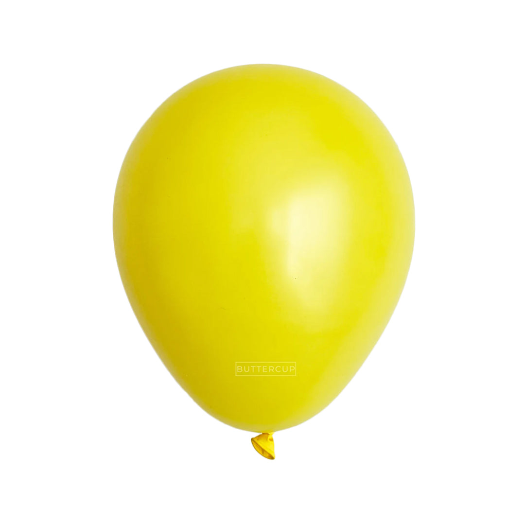 11" Lemon Yellow Latex Balloons