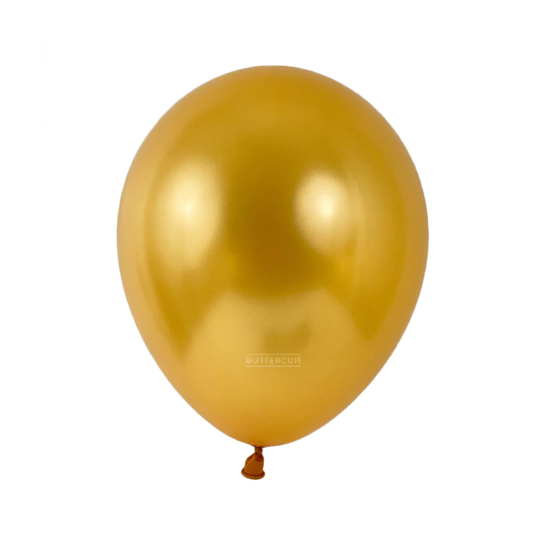 11" Metallic Gold Latex Balloons