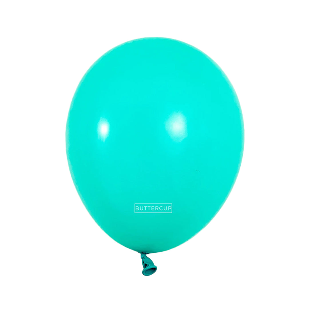 11" Aqua Blue Latex Balloons
