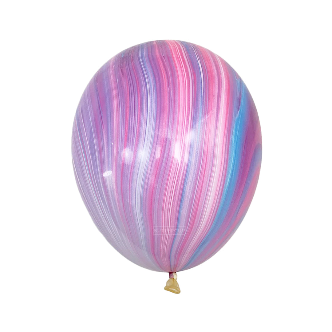 11" Pink Marble Latex Balloons