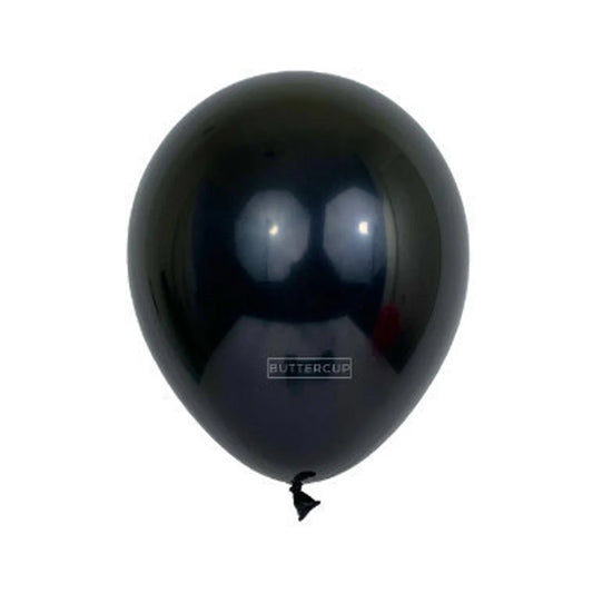 11" Sleek Black Latex Balloons
