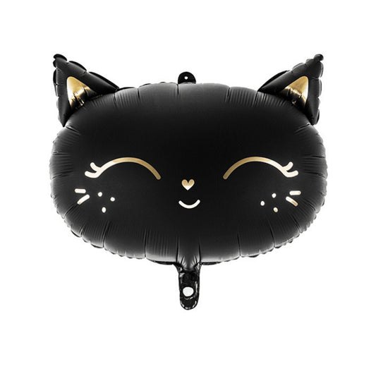 Black Kitty Cat Foil Balloon