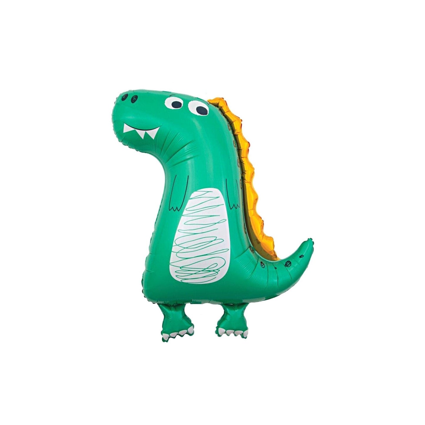 Green Foil Dinosaur Balloon