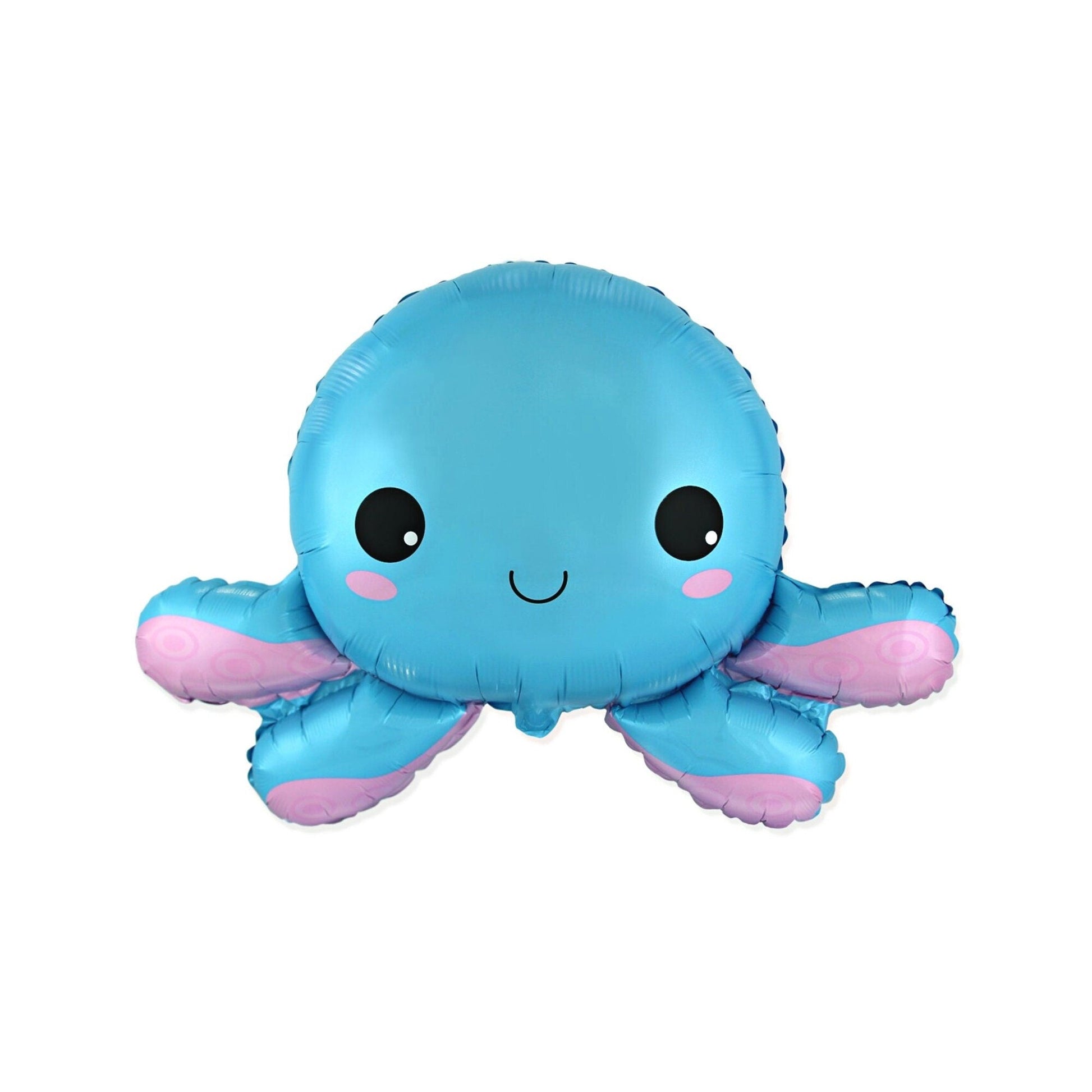 Blue Octopus Foil Balloon