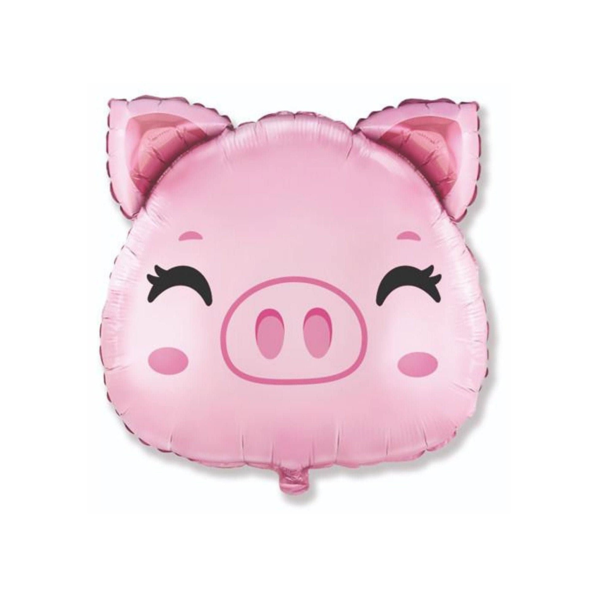 Pink Pig Foil Animal Balloon