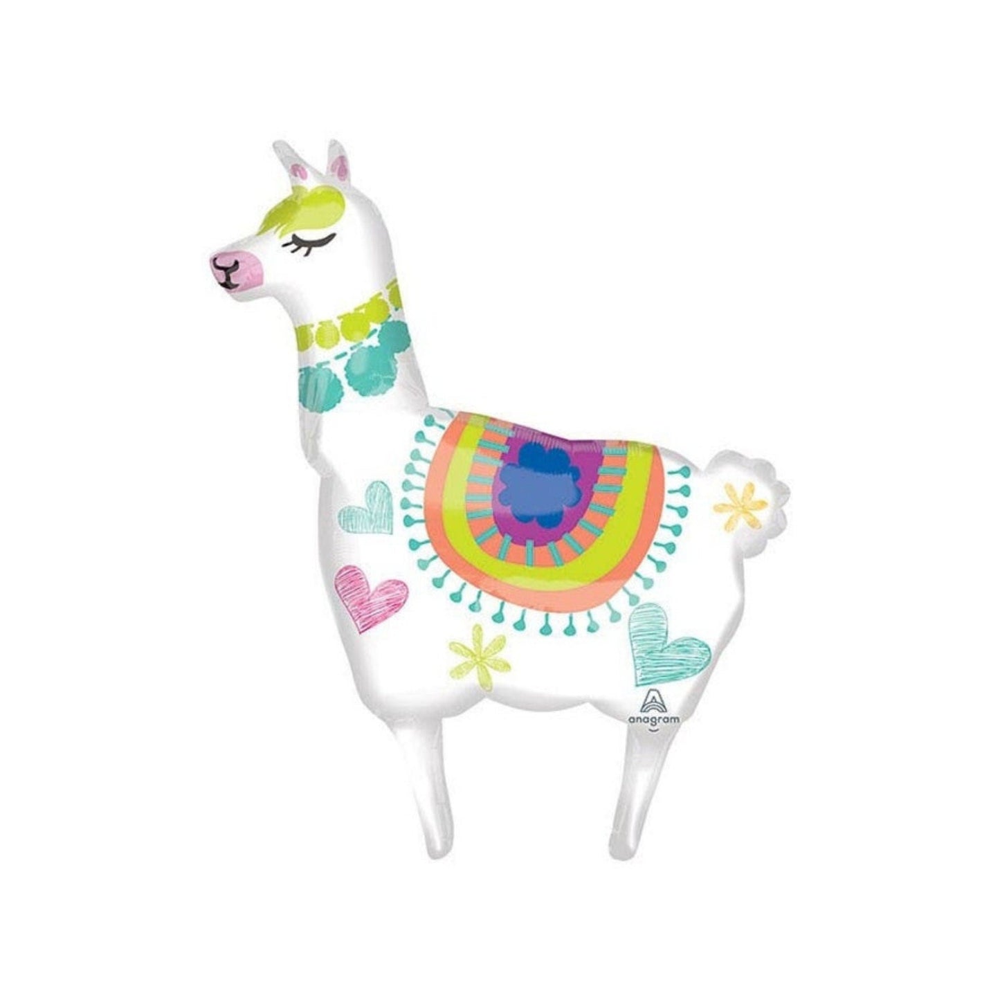 Fiesta Llama Foil Balloon