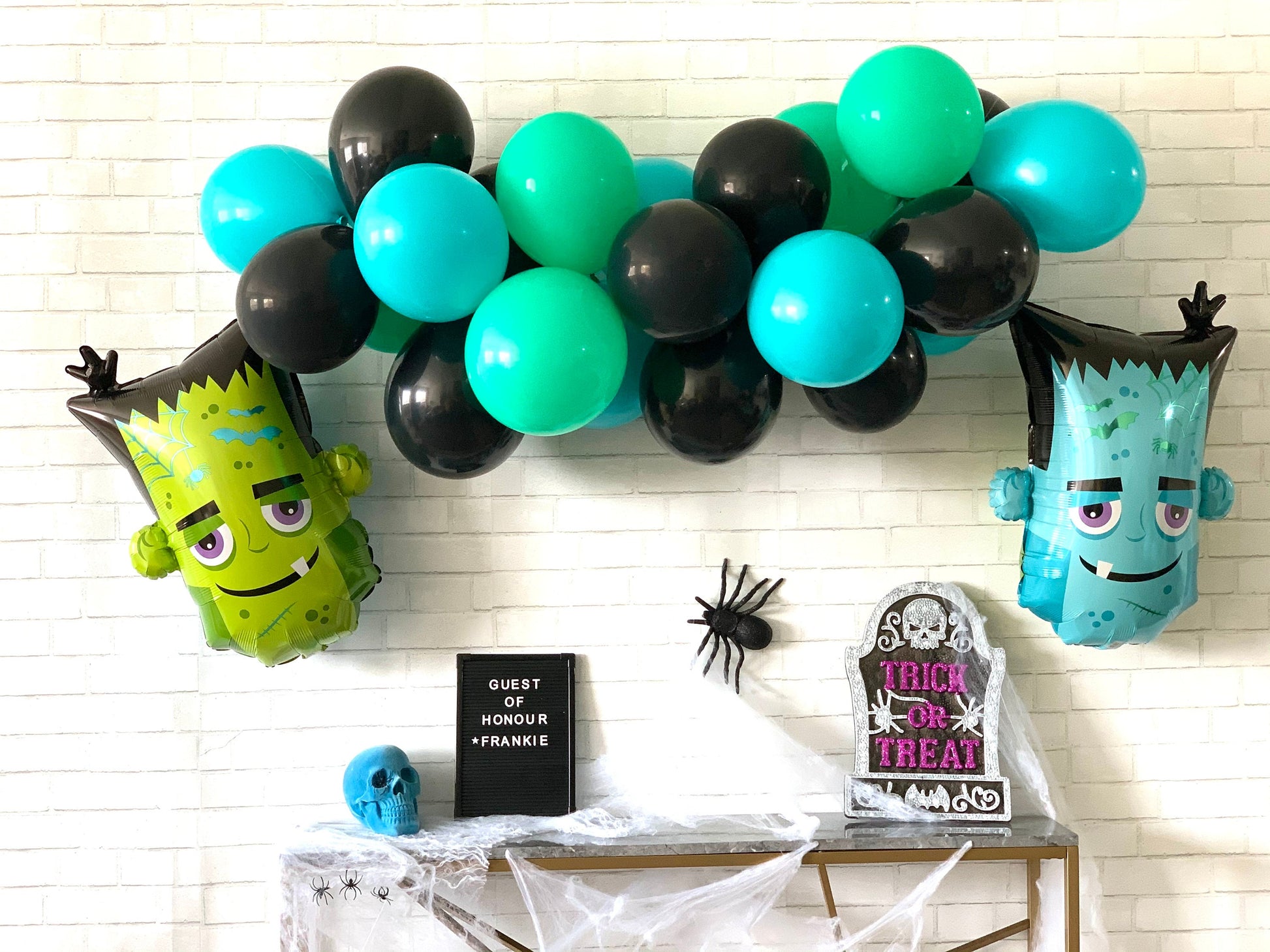 Halloween Frankenstein Balloon Garland Kit