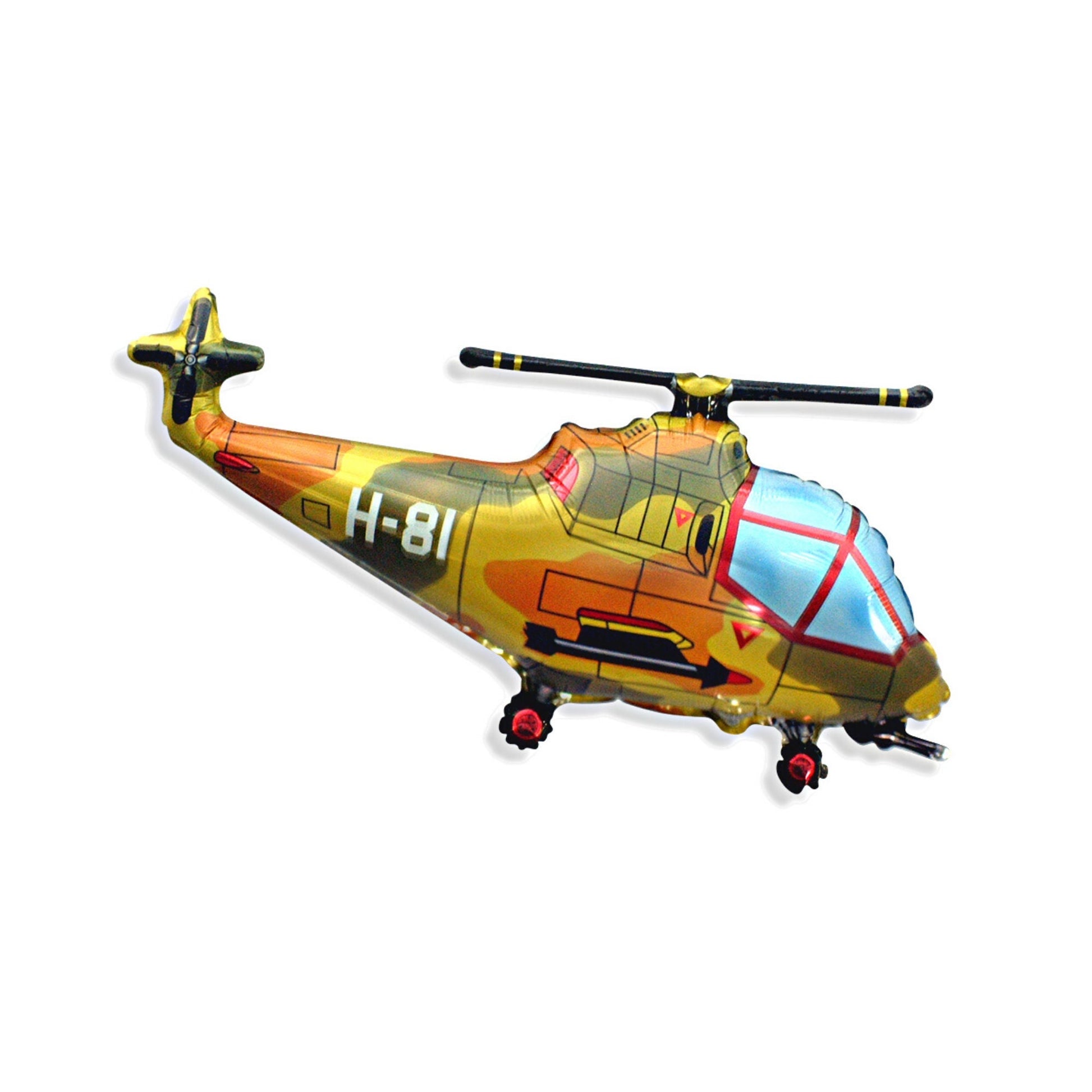 Military Helicopter Foil Balloon