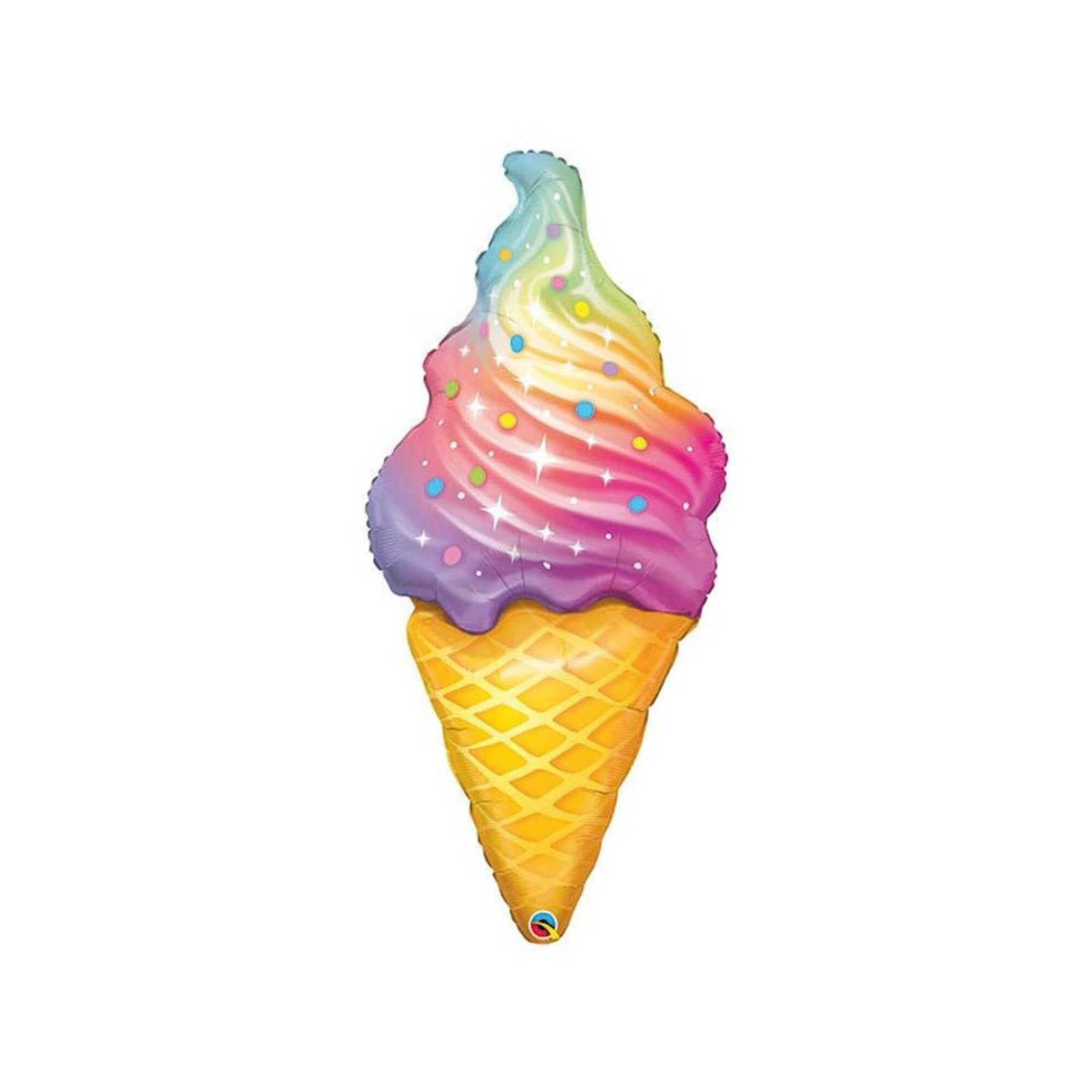 Ice Cream Cone Foil Balloon