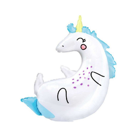 Foil Kawaii Unicorn Balloon