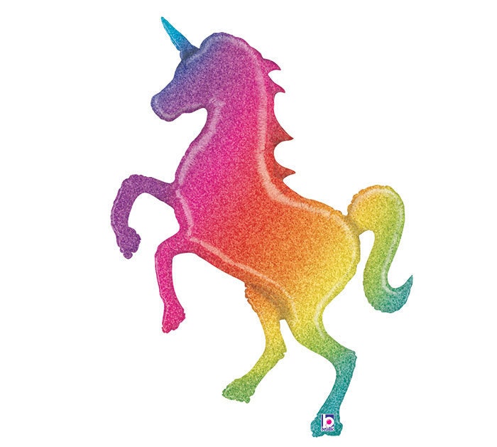 Foil Rainbow Unicorn Party Balloon