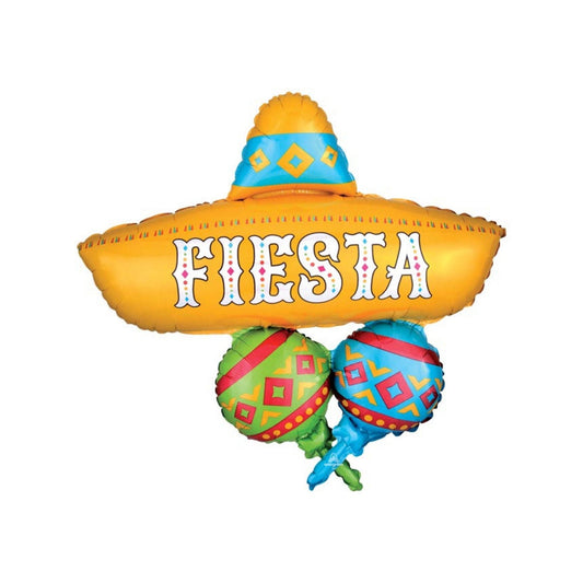 Sombrero Fiesta Foil Balloon