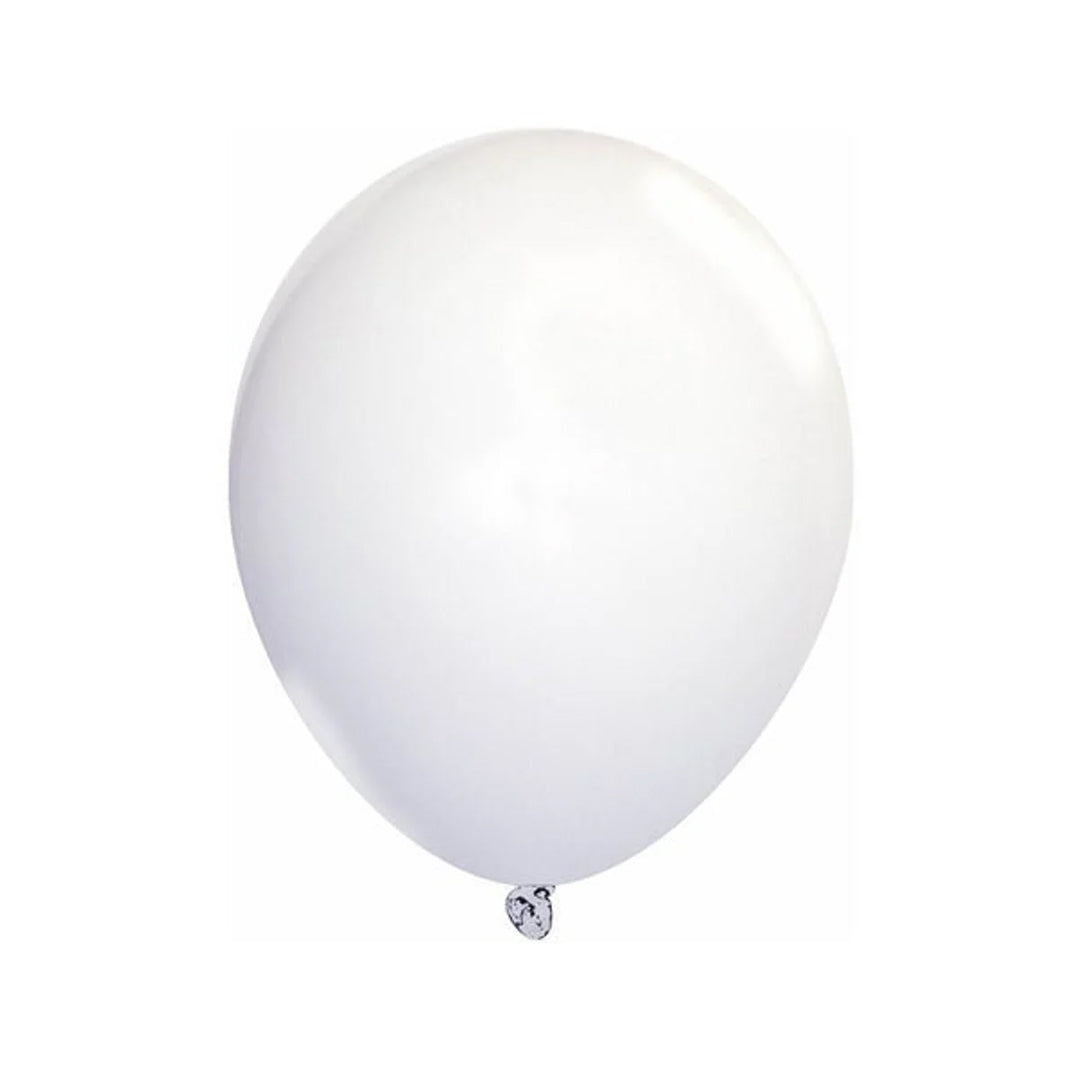 11" White Latex Balloons